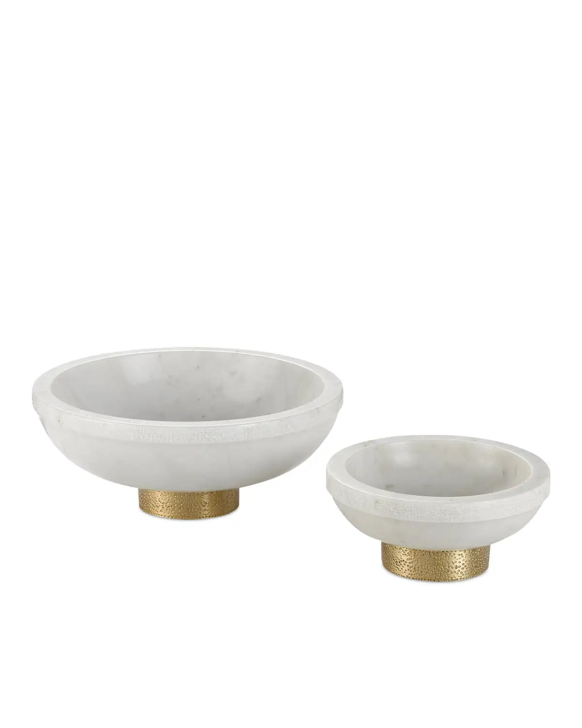 CURREY & COMPANY VALOR MARBLE BOWL - Decorative Accents