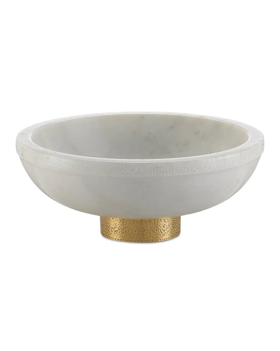 CURREY & COMPANY VALOR MARBLE BOWL - Decorative Accents
