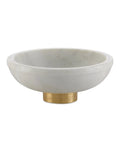 CURREY & COMPANY VALOR MARBLE BOWL - Decorative Accents