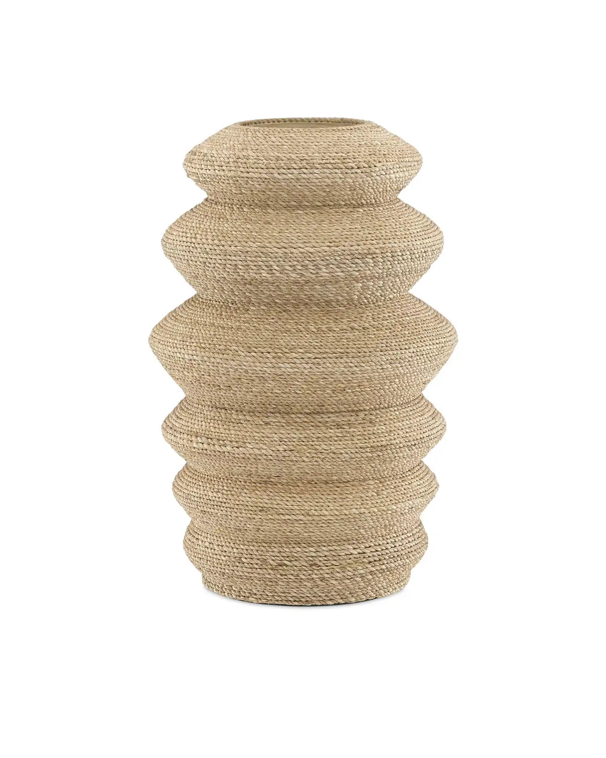 CURREY & COMPANY KAVALA ROPE VESSEL - Decorative Accents