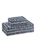 CURREY & COMPANY INDIGO BOX SET OF 2 - Decorative Accents