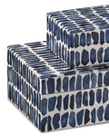 CURREY & COMPANY INDIGO BOX SET OF 2 - Decorative Accents