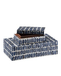 CURREY & COMPANY INDIGO BOX SET OF 2 - Decorative Accents