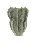 CURREY & COMPANY SUNKEN BOAT SWIRL GREEN VASE - Decorative Accents