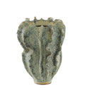 CURREY & COMPANY SUNKEN BOAT SWIRL GREEN VASE - Decorative Accents