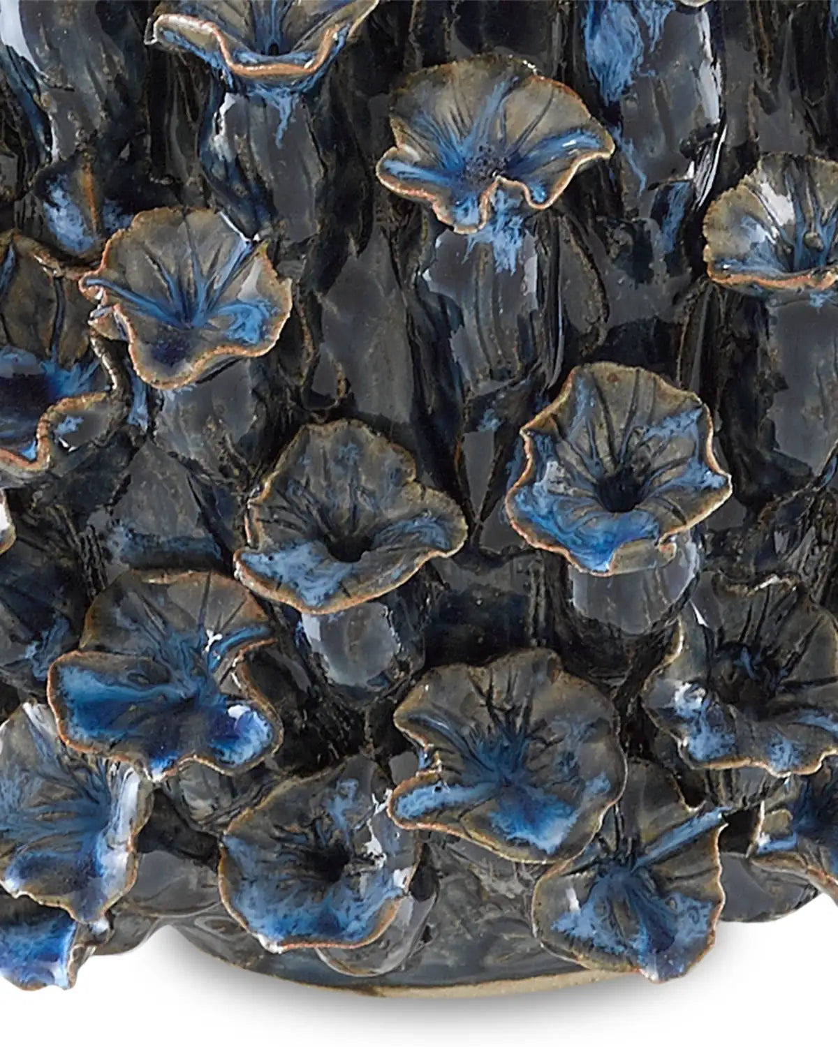 CURREY & COMPANY MANITAPI BLUE VASE - Decorative Accents