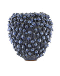CURREY & COMPANY MANITAPI BLUE VASE - Decorative Accents