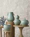 CURREY & COMPANY MAIPING DOUBLE GOURD VASE - Decorative Accents