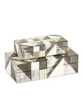 CURREY & COMPANY MODERNIST BONE & HORN BOXES SET OF 2 - Decorative Accents