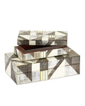 CURREY & COMPANY MODERNIST BONE & HORN BOXES SET OF 2 - Decorative Accents