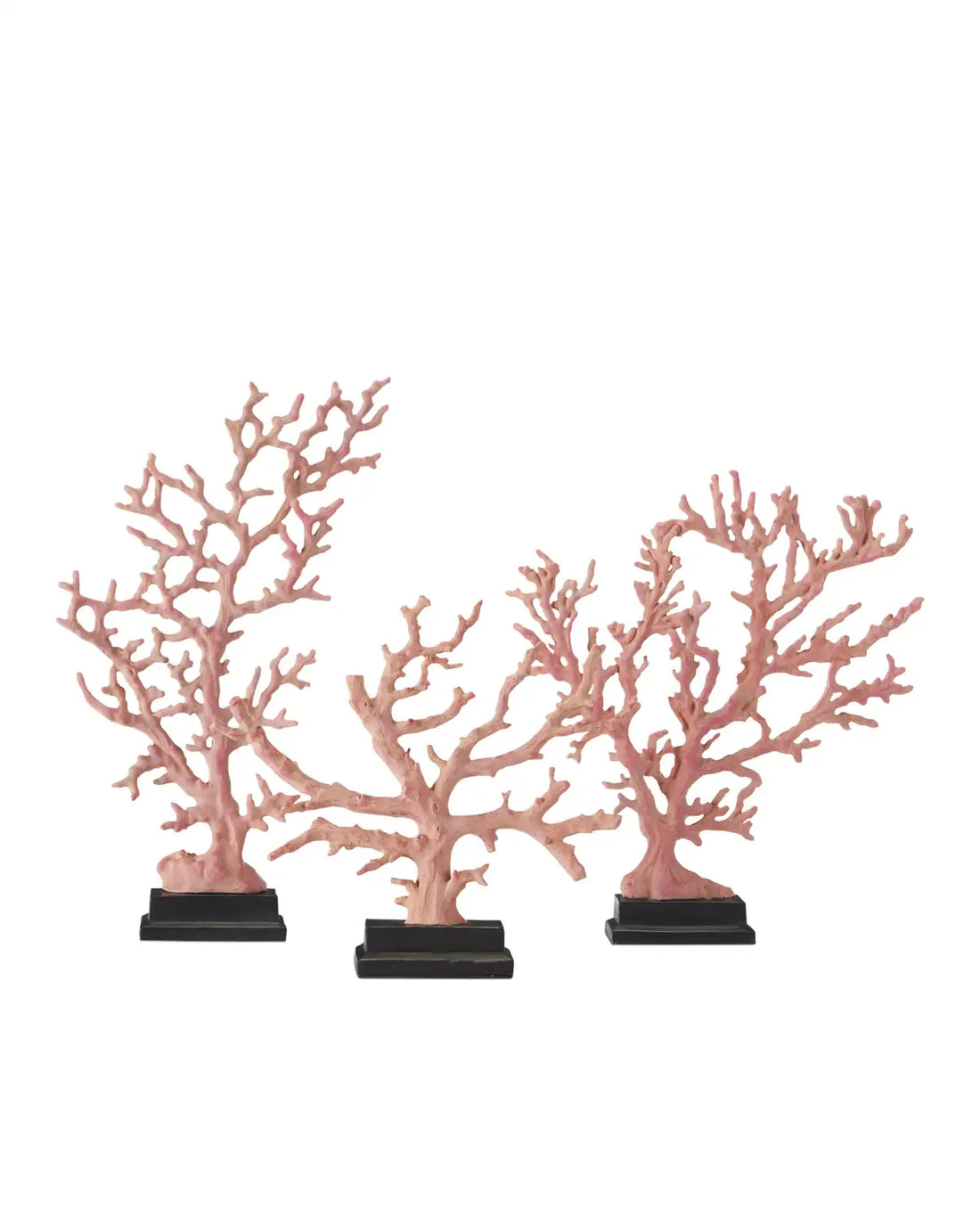 CURREY & COMPANY RED CORAL BRANCHES SET OF 3 - Decorative Accents