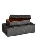 CURREY & COMPANY BONE MOSAIC BOX SET OF 2 - Decorative Accents
