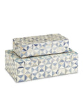 CURREY & COMPANY SKY BLUE BOX SET OF 2 - Decorative Accents