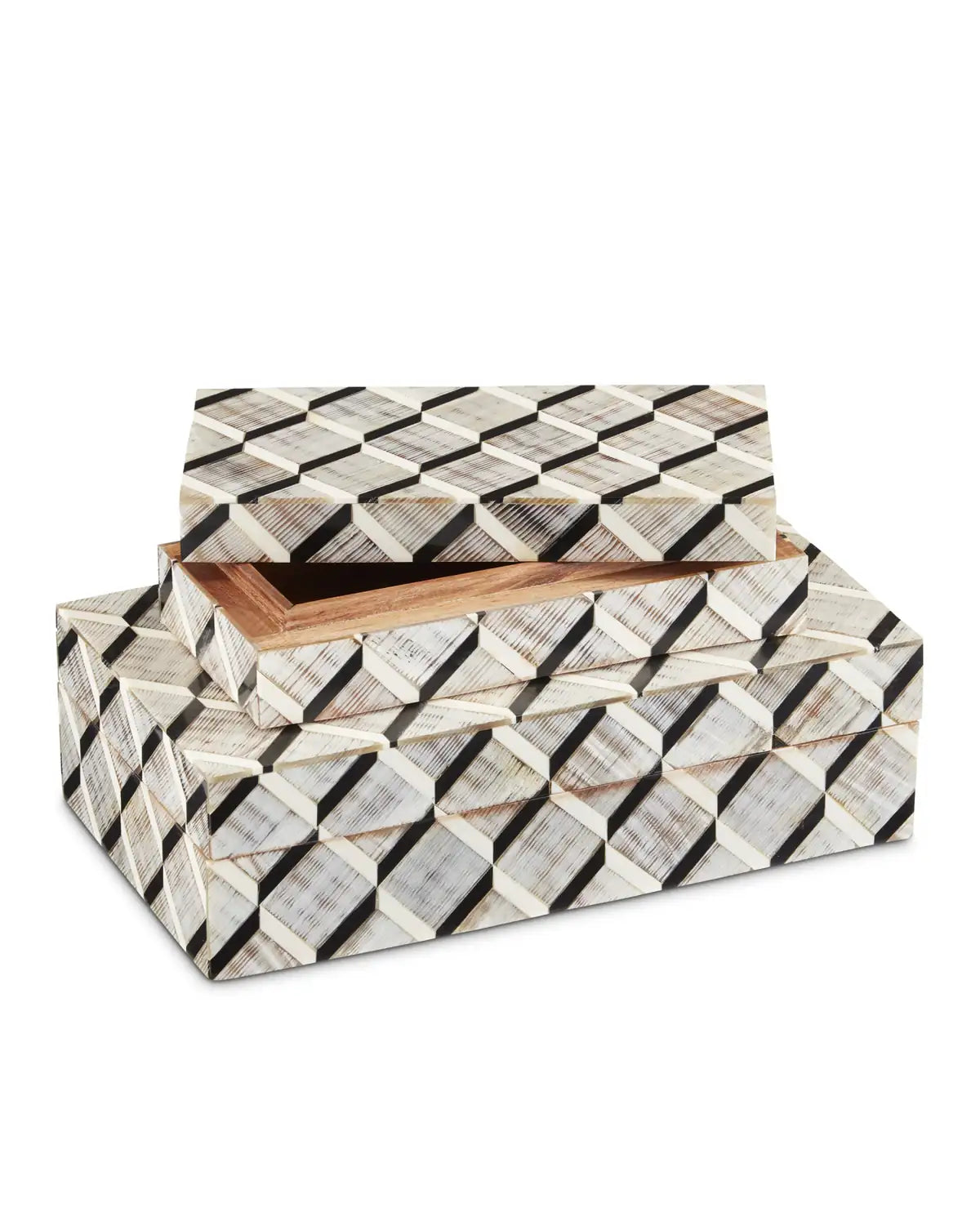 CURREY & COMPANY DERIAN BOX SET OF 2 - Decorative Accents