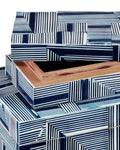 CURREY & COMPANY CADE BLUE BOX SET OF 2 - Decorative Accents