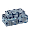 CURREY & COMPANY CADE BLUE BOX SET OF 2 - Decorative Accents