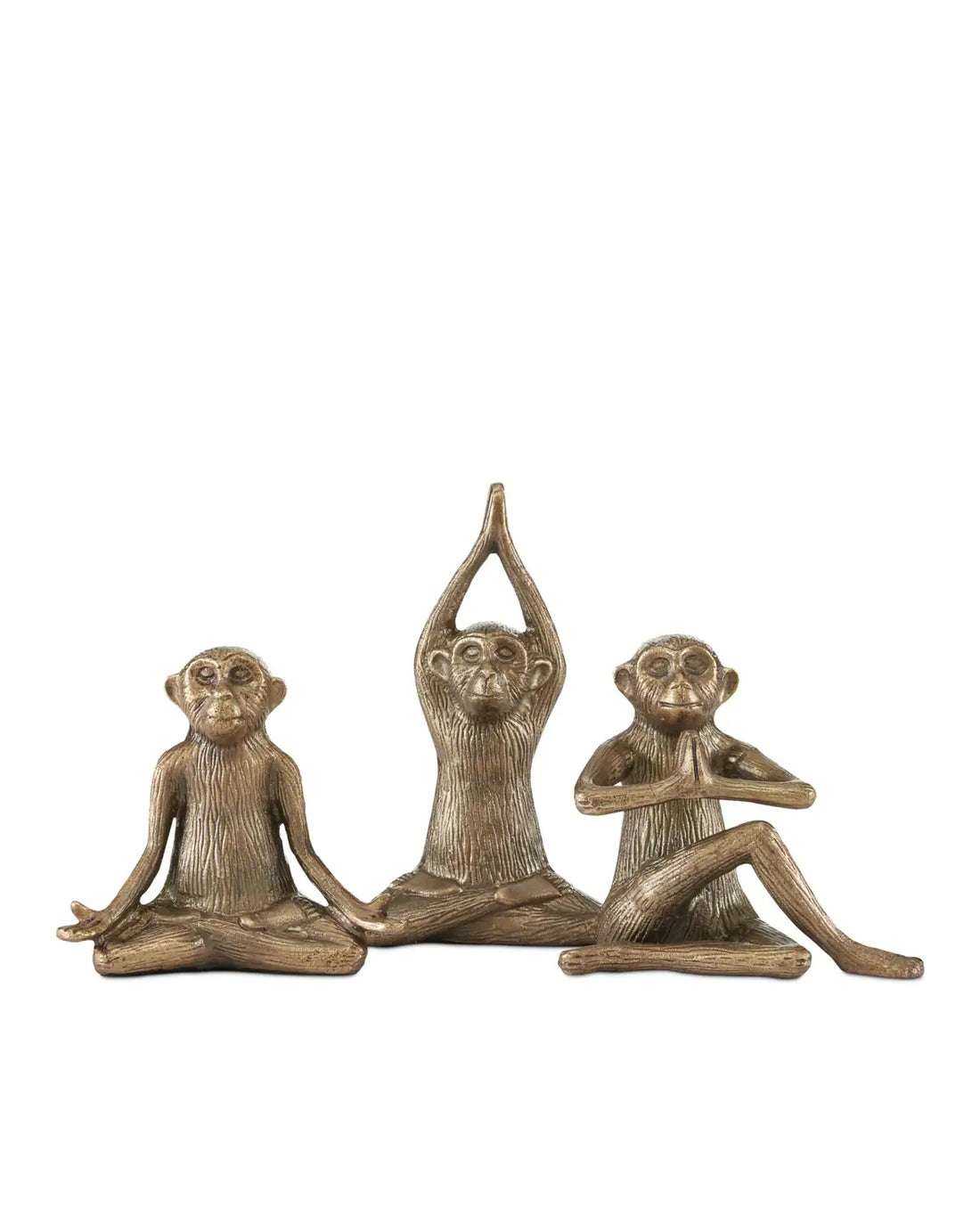 CURREY & COMPANY ZEN MONKEY SET OF 3 - Decorative Accents