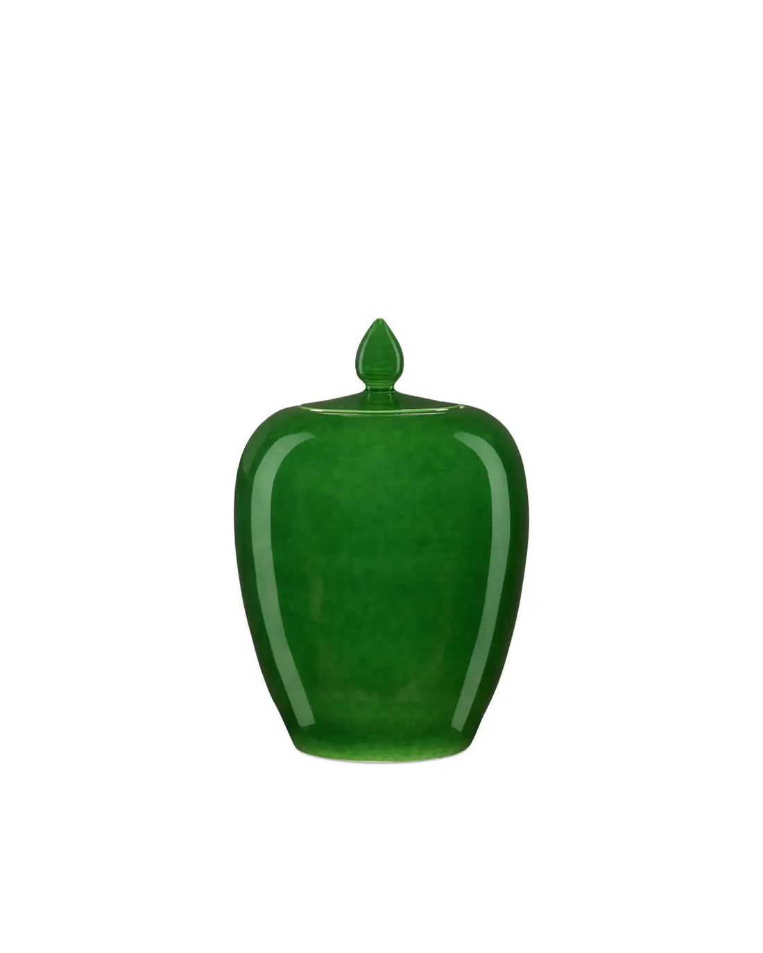 CURREY & COMPANY IMPERIAL GREEN GINGER JAR - Decorative Accents