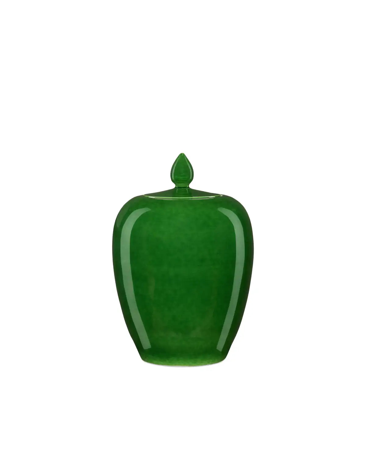 CURREY & COMPANY IMPERIAL GREEN GINGER JAR - Decorative Accents