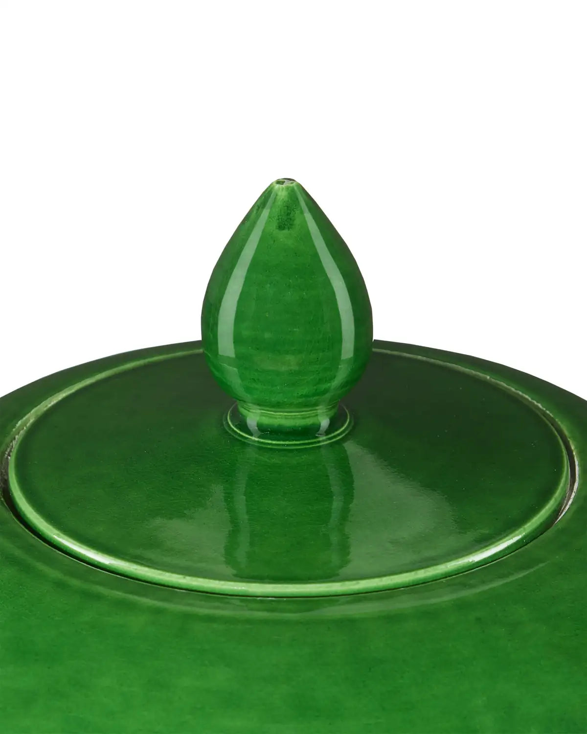 CURREY & COMPANY IMPERIAL GREEN GINGER JAR - Decorative Accents