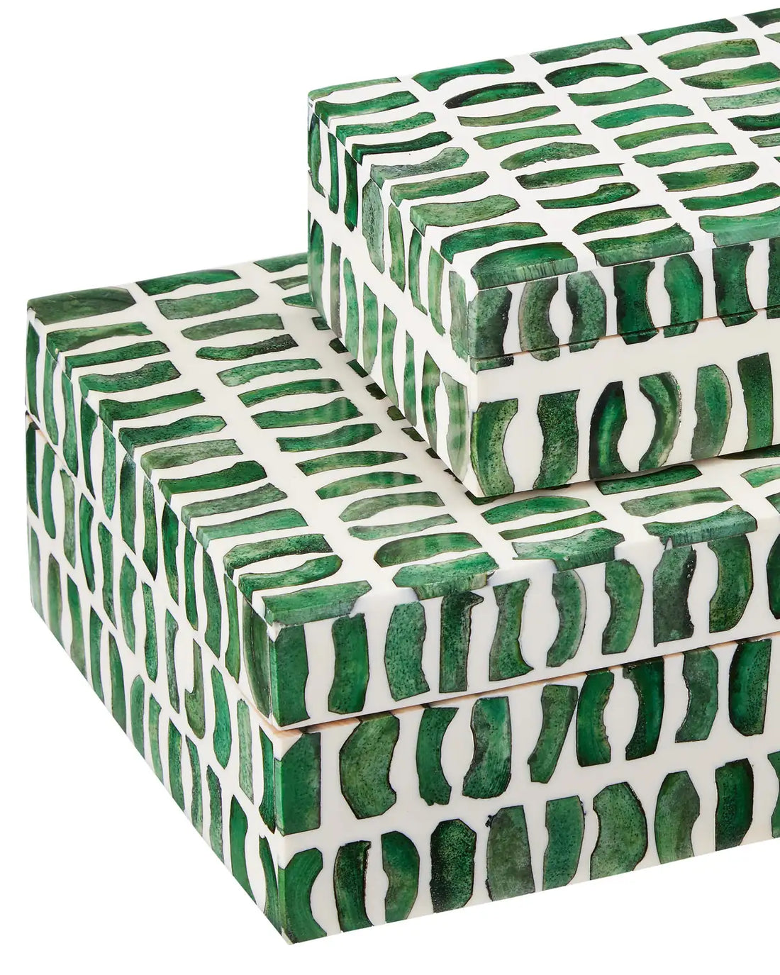 CURREY & COMPANY EMERALD BOX SET OF 2 - Decorative Accents