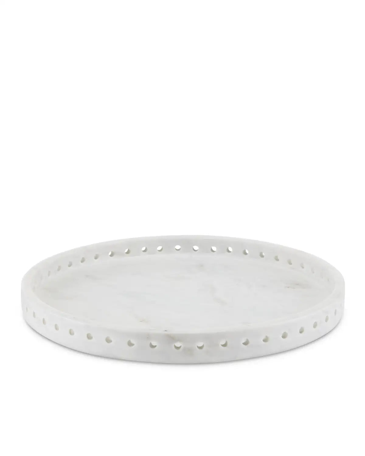 CURREY & COMPANY FREYA MARBLE TRAY - Decorative Accents