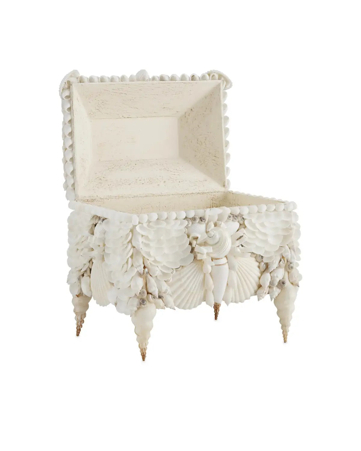 CURREY & COMPANY BOARDWALK SHELL JEWELRY BOX - Decorative Accents