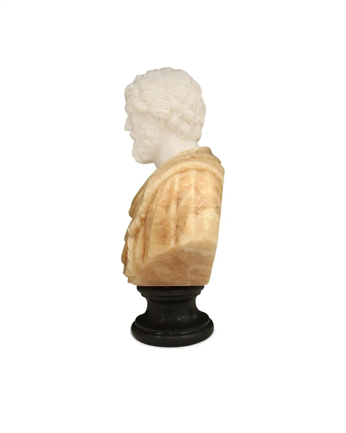 CURREY & COMPANY THANOS MARBLE BUST SCULPTURE - Decorative Accents