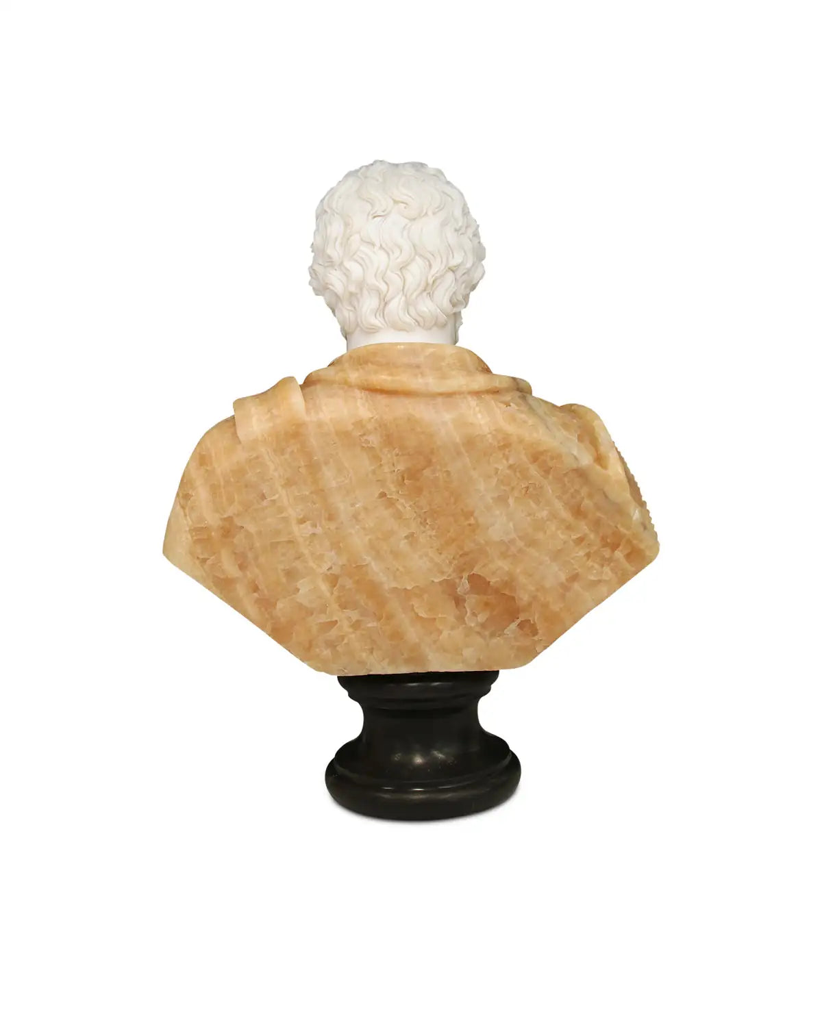 CURREY & COMPANY THANOS MARBLE BUST SCULPTURE - Decorative Accents