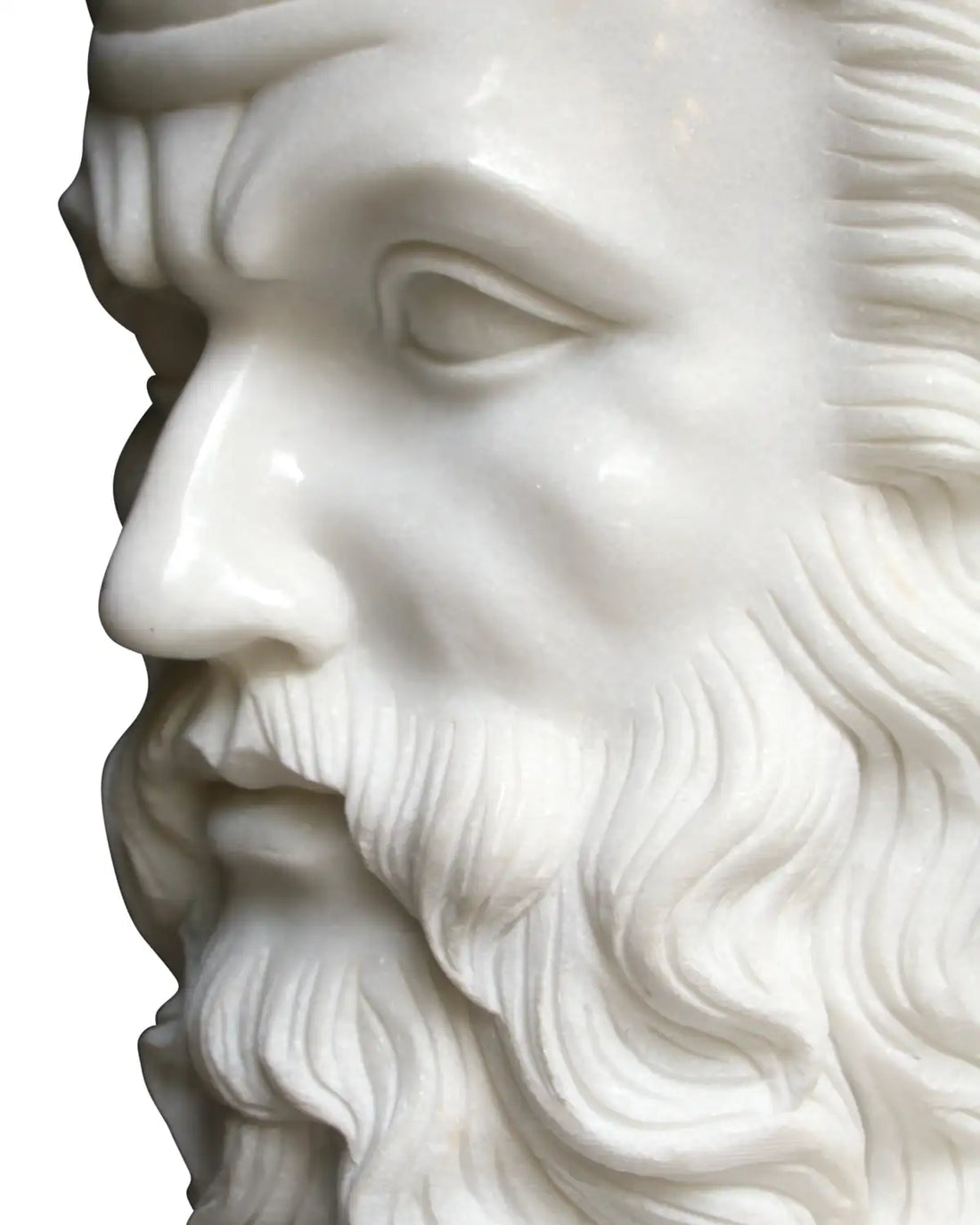 CURREY & COMPANY HECTOR MARBLE BUST SCULPTURE - Decorative Accents