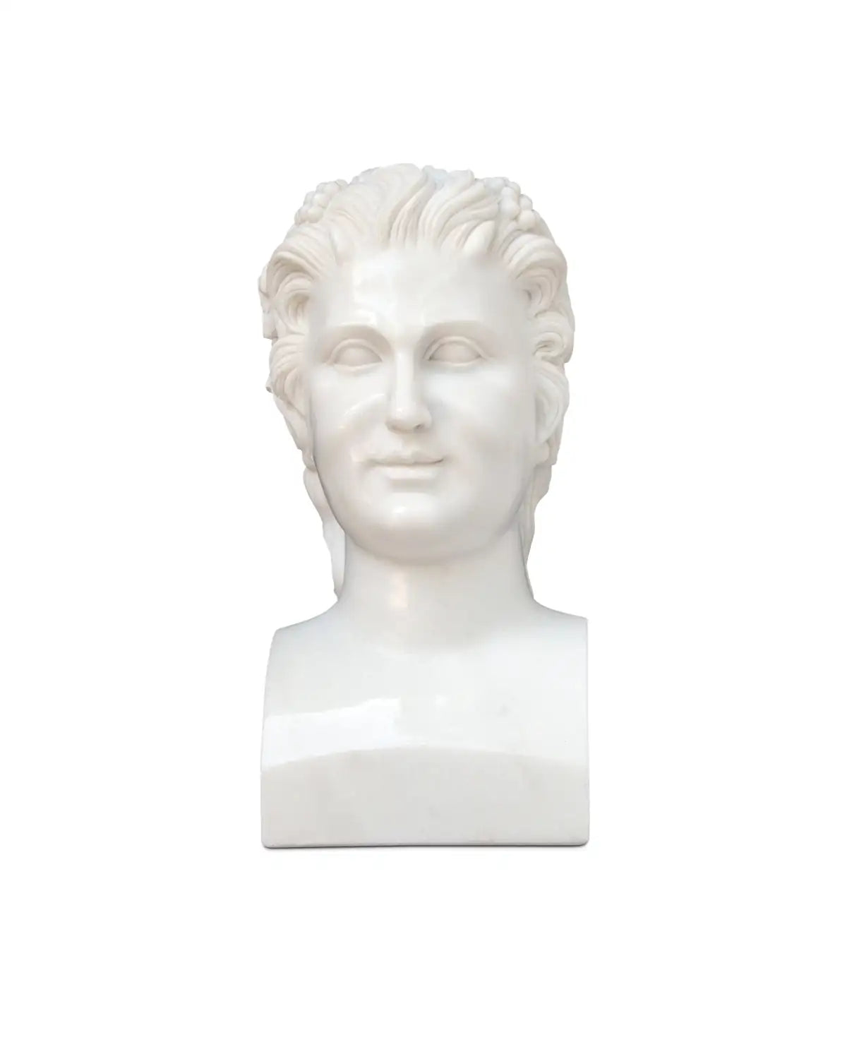 CURREY & COMPANY HECTOR MARBLE BUST SCULPTURE - Decorative Accents