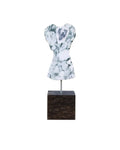 CURREY & COMPANY ADARA MARBLE DRESS SCULPTURE - Decorative Accents