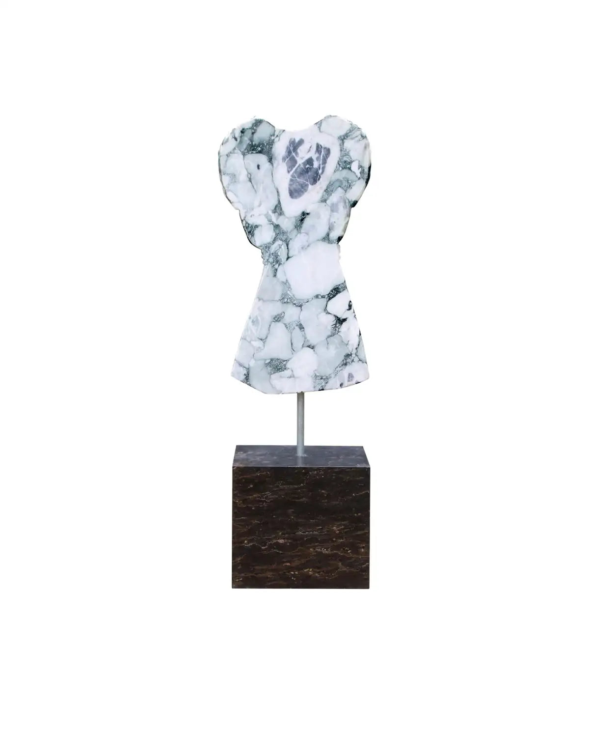 CURREY & COMPANY ADARA MARBLE DRESS SCULPTURE - Decorative Accents