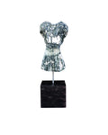 CURREY & COMPANY ADARA MARBLE DRESS SCULPTURE - Decorative Accents