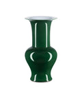 CURREY & COMPANY IMPERIAL GREEN COROLLA VASE - Decorative Accents