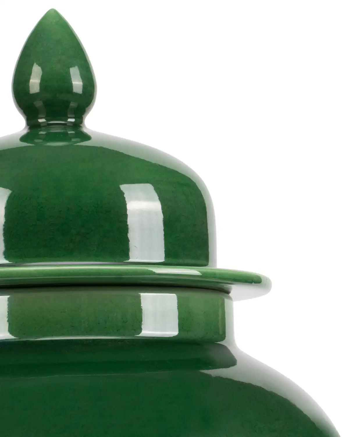 CURREY & COMPANY IMPERIAL GREEN TEMPLE JAR - Decorative Accents