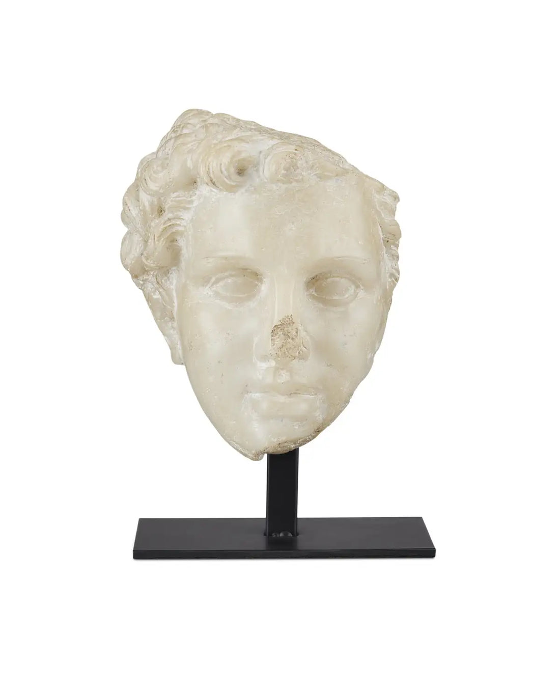 CURREY & COMPANY GREEK PRINCESS HEAD FRAGMENT - Decorative Accents
