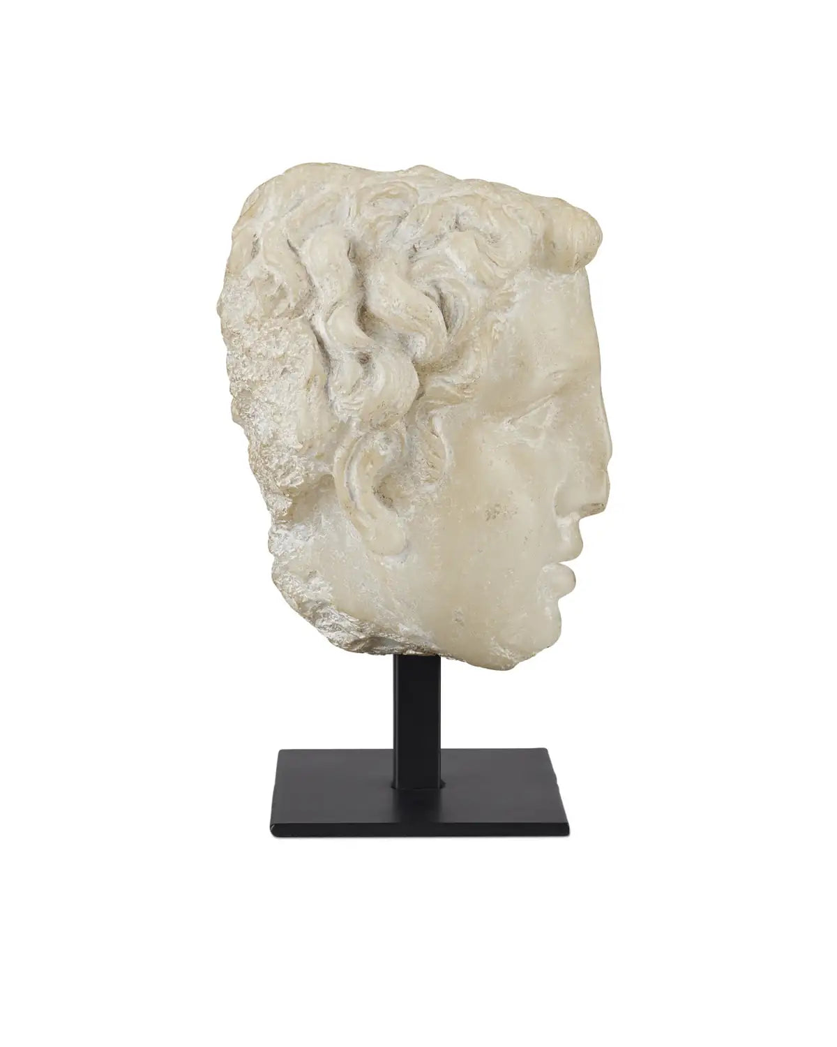 CURREY & COMPANY GREEK PRINCESS HEAD FRAGMENT - Decorative Accents