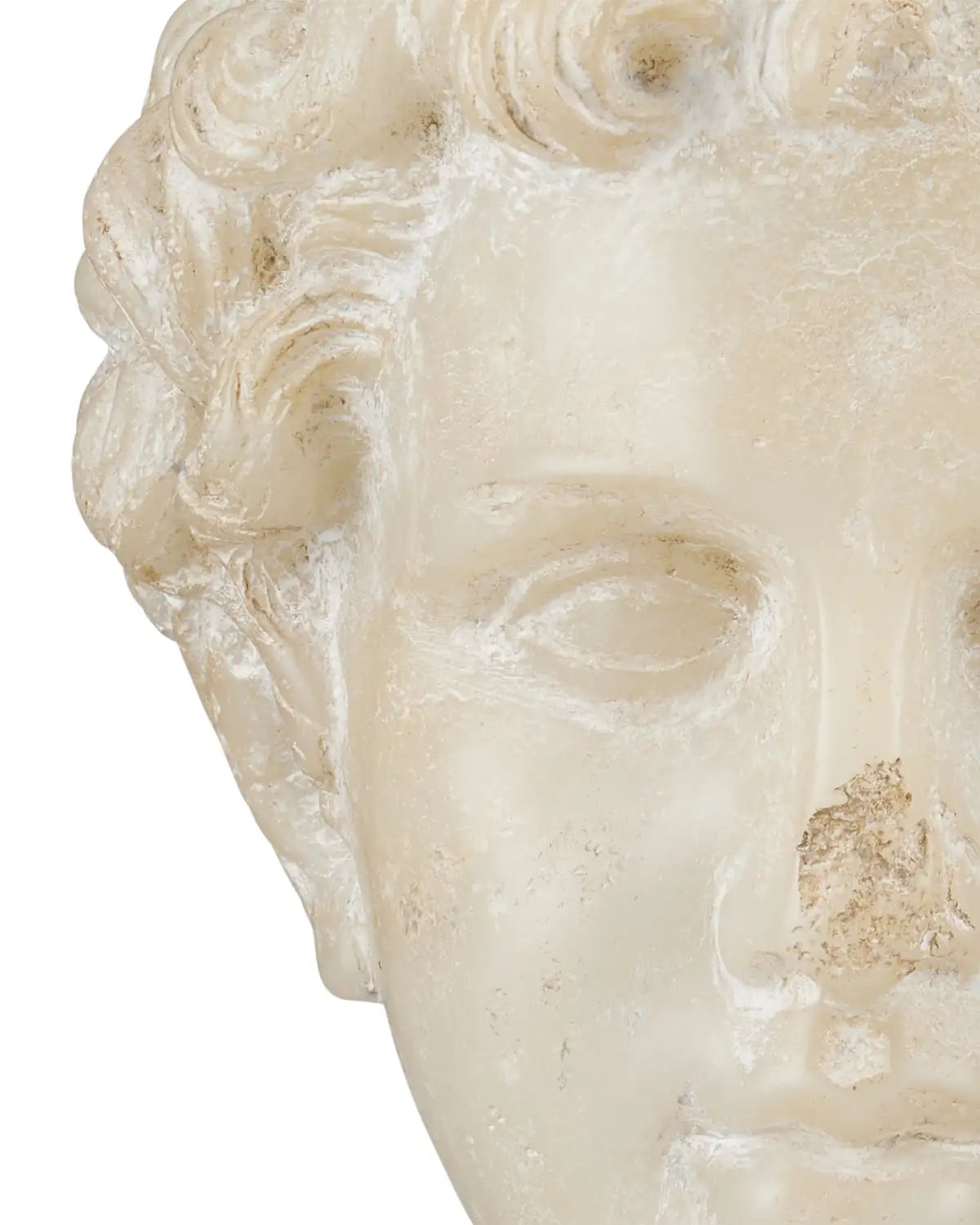 CURREY & COMPANY GREEK PRINCESS HEAD FRAGMENT - Decorative Accents