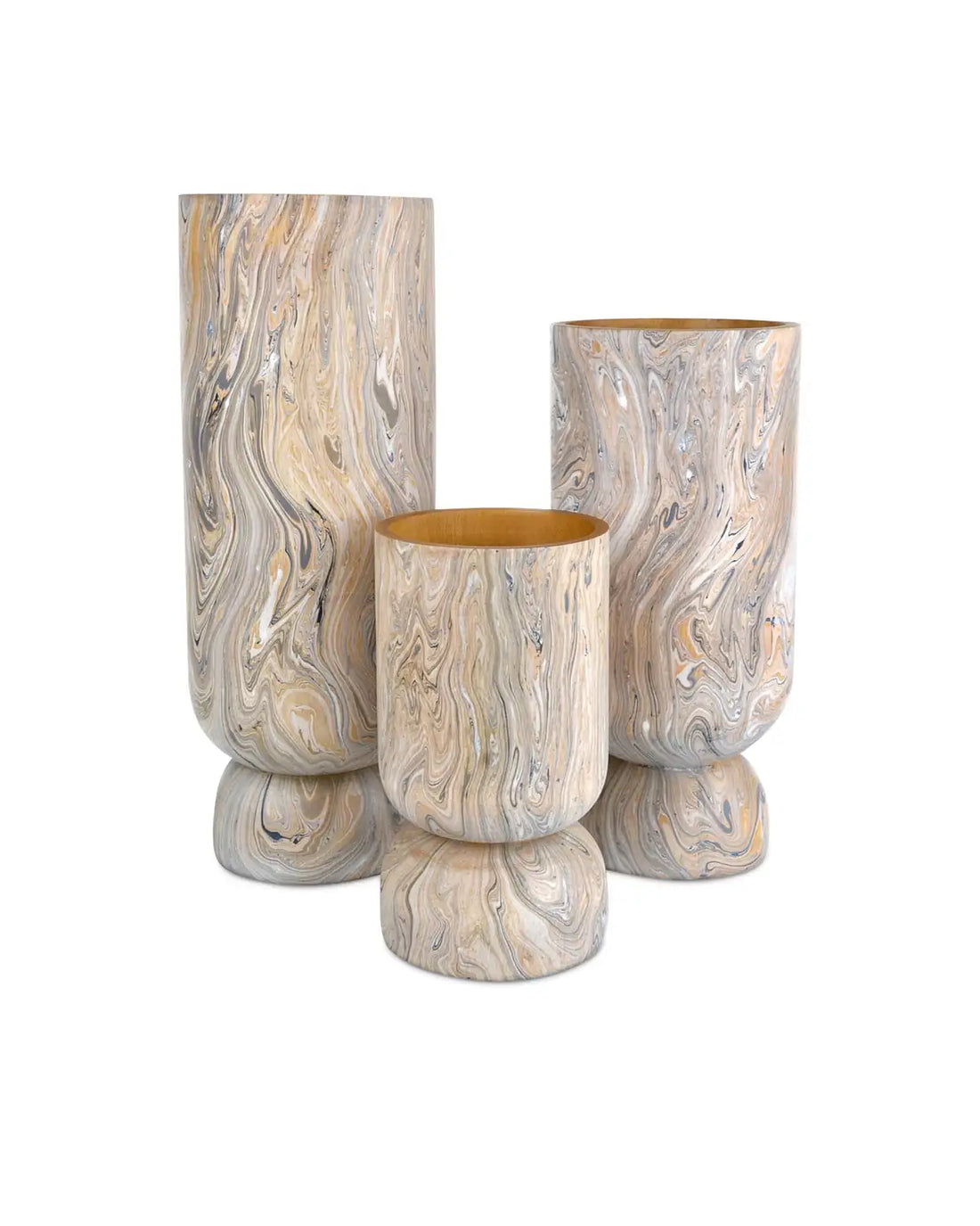 CURREY & COMPANY LONDON SKY VASE SET OF 3 - Decorative Accents