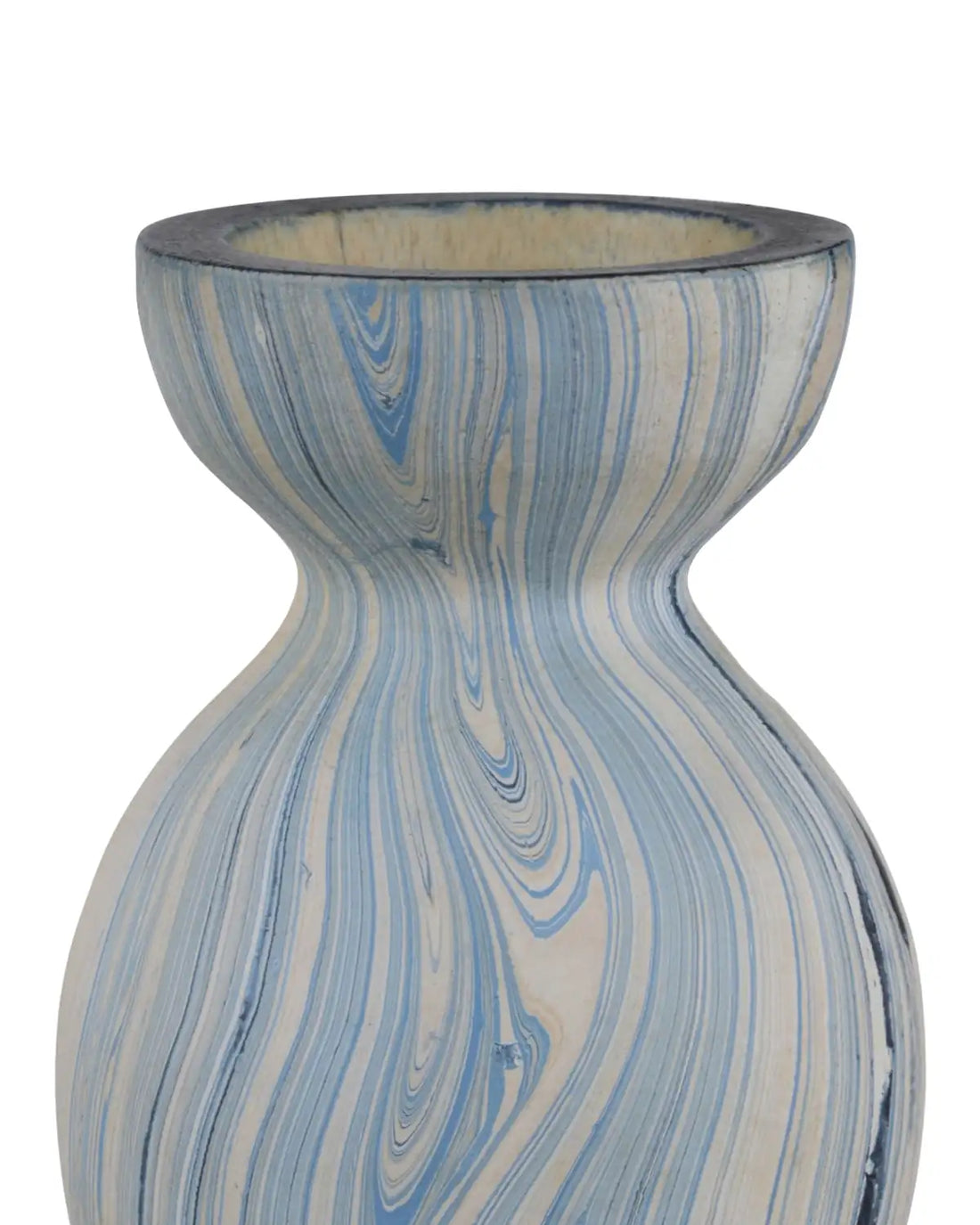 CURREY & COMPANY CALM SEA MARBLEIZED VASE SET OF 3 - Decorative Accents