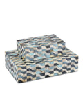 CURREY & COMPANY EZRA BOX SET OF 2 - Decorative Accents