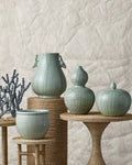 CURREY & COMPANY BLUE CORAL SET OF 2 - Decorative Accents
