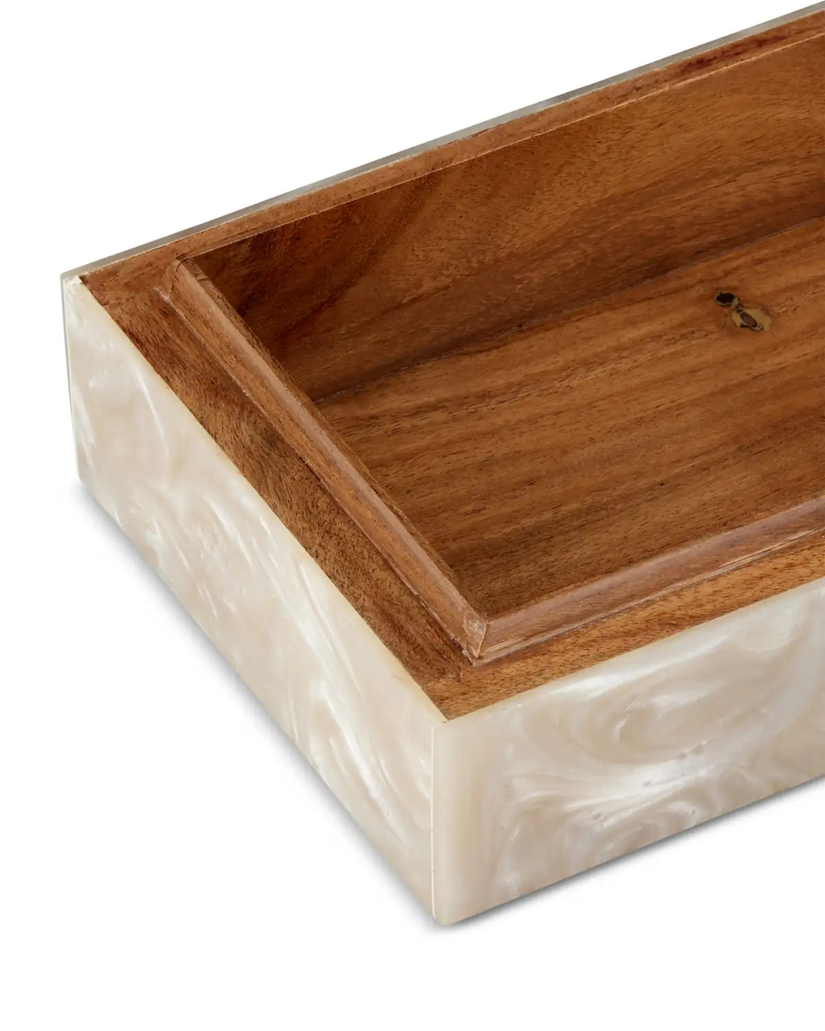 CURREY & COMPANY PERLAS SWIRL BOX SET OF 2 - Decorative Accents