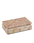 CURREY & COMPANY LESLIE ROSA MARBLE BOX - Decorative Accents