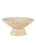 CURREY & COMPANY LUBO TRAVERTINE BOWL - Decorative Accents