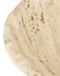 CURREY & COMPANY LUBO TRAVERTINE BOWL - Decorative Accents