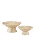 CURREY & COMPANY LUBO TRAVERTINE BOWL - Decorative Accents