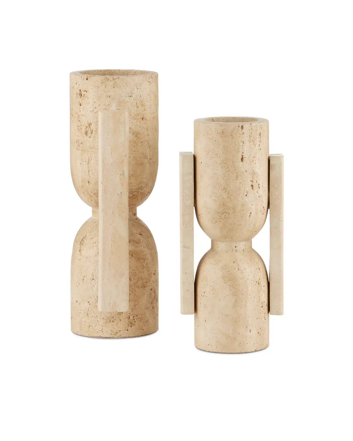 CURREY & COMPANY VASE FACE TO FACE SET OF 2 - Decorative Accents