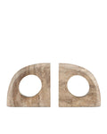 CURREY & COMPANY RUSSO TRAVERTINE OBJECT SET OF 2 - Decorative Accents